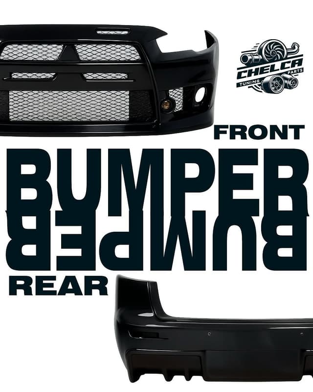 Front y rear bumper para lancer